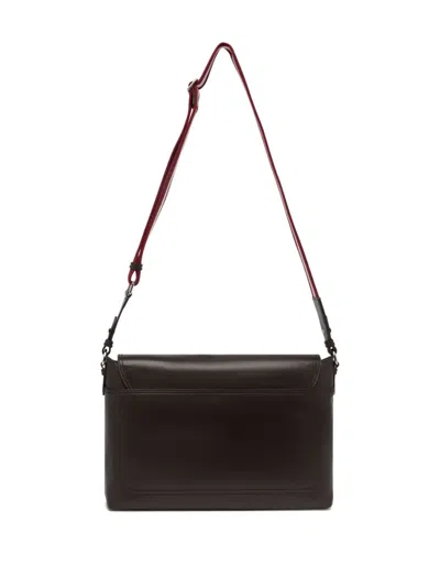 Bally Ray Leathershoulder Bag In Black
