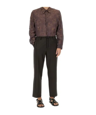 Dries Van Noten Floral Pattern Long Sleeve Cuffed Shirt In Multi