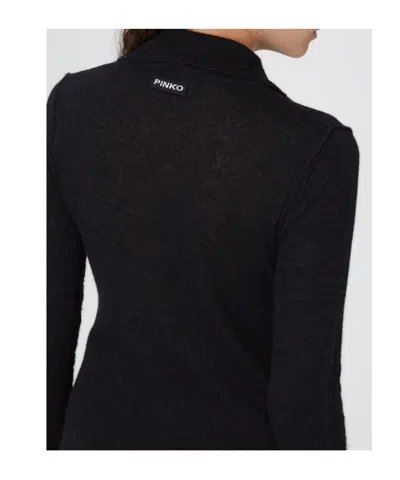 Pinko Polo Shirt  Woman Color Black In Black