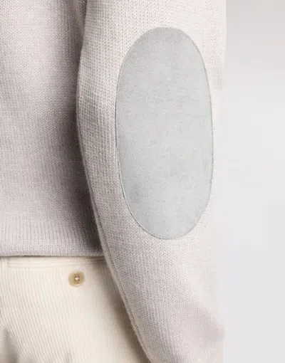 Fay Regular-fit. Fin. 5 Maglia In Lana Rasata Con Gancio. Sweater In Gray