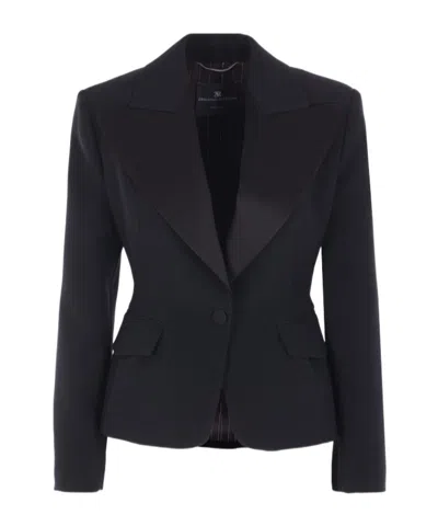 Ermanno Scervino Single-breasted Jacket In Black
