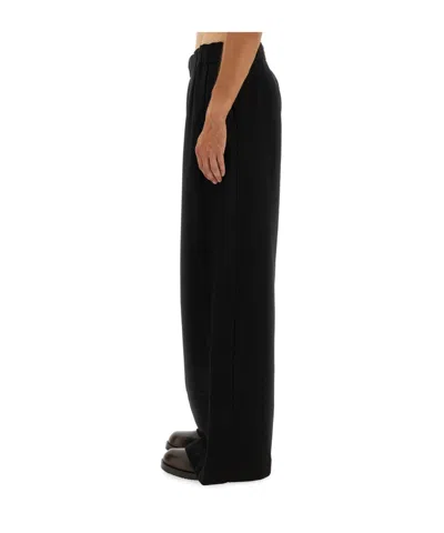 Dries Van Noten Wide-leg Trousers Back Pocket In Neutral