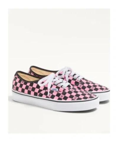 Valentino Garavani And Vans Low-top Trainer In Fabric With Vlogo Checkerboard Print In Multi