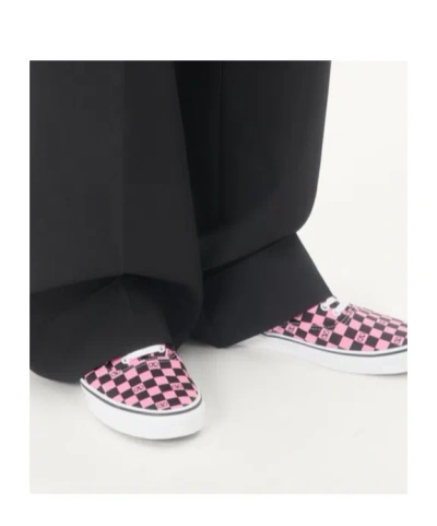 Valentino Garavani And Vans Low-top Trainer In Fabric With Vlogo Checkerboard Print In Multi