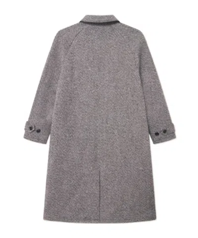 Les Deux Michael Single-breasted Coat In Gray