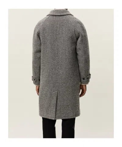 Les Deux Michael Single-breasted Coat In Gray