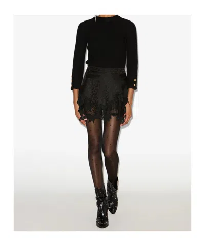 Isabel Marant Dixie Ribbed Wool Sweater In Multi