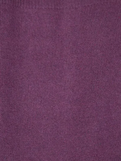 Federica Tosi Cut-out Crewneck Sweater In Purple