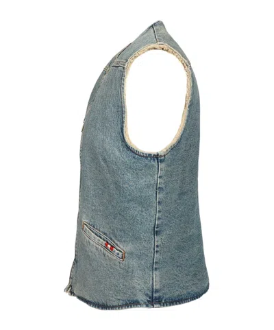 Amish Denim Vest Jeans Blue In Blue