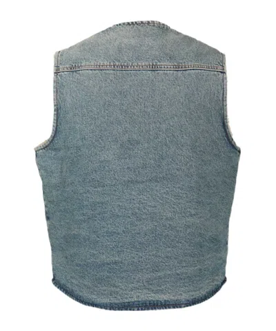 Amish Denim Vest Jeans Blue In Blue
