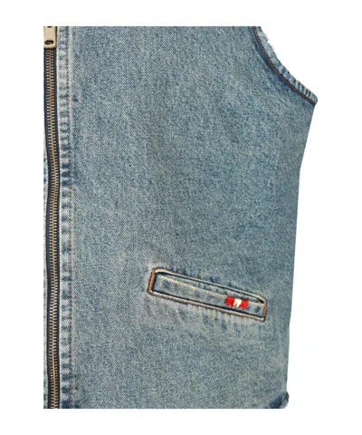 Amish Denim Vest Jeans Blue In Blue