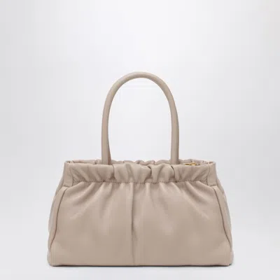 Prada Double Handle Shoulder Bag In Neutral