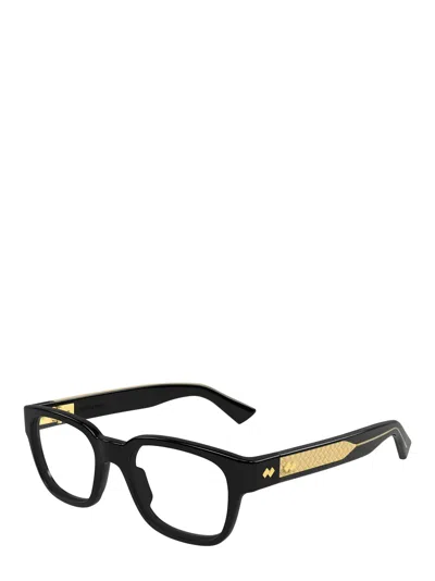 Bottega Veneta Eyewear Square Frame Glasses In Black