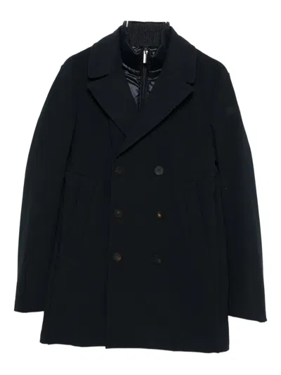 Rrd Double-breasted Minimalist Jacket With Classic Lapel In Black