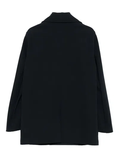 Rrd Double-breasted Minimalist Jacket With Classic Lapel In Black