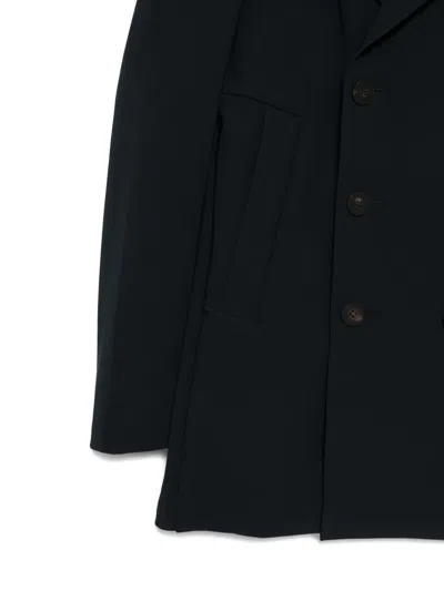 Rrd Double-breasted Minimalist Jacket With Classic Lapel In Black