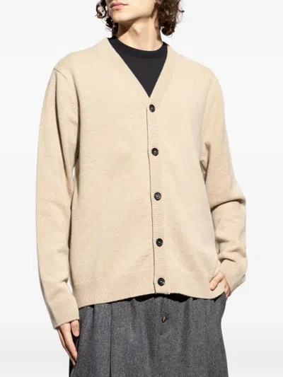 Ps By Paul Smith Ps Paul Smith V-neck Knitted Cardigan In Brown