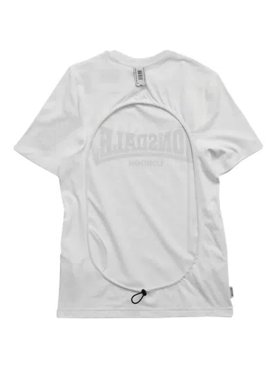 Prototypes White Backless T-shirt In White
