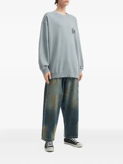 Aftermaths Graphic Cotton Sweatshirt In Gray