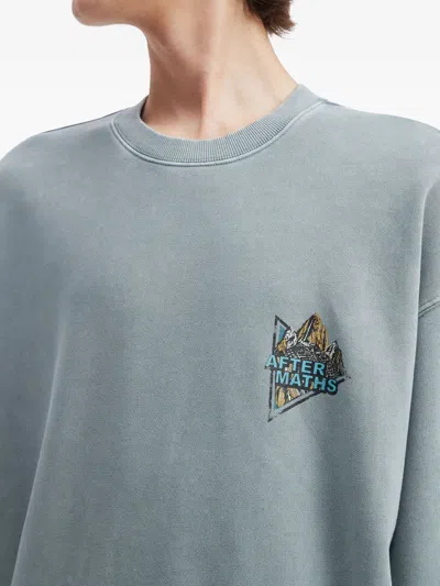 Aftermaths Graphic Cotton Sweatshirt In Gray