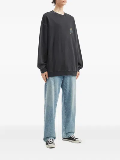 Aftermaths Graphic Print Sweatshirt In Black