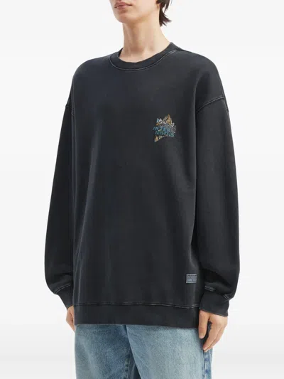 Aftermaths Graphic Print Sweatshirt In Black