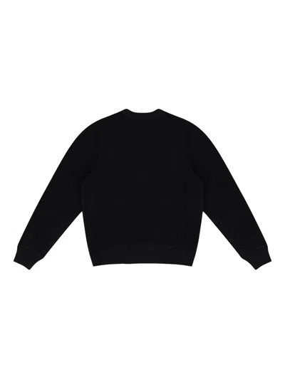 Aimé Leon Dore Waffle Crew-neck Sweater In Black