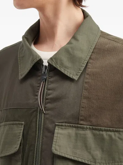 拼贴设计口袋夹克