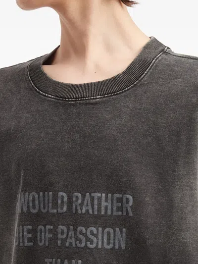 Musium Div. Distressed Layered Sweatshirt In Black