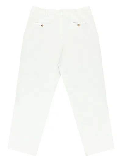 Aimé Leon Dore Garment-dyed Belt-loops Trousers In White
