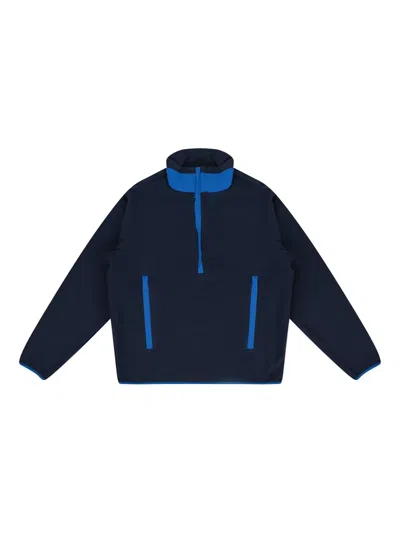 Aimé Leon Dore Unisphere Zip Sweatshirt In Blue