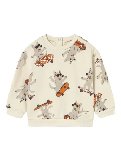 Mayoral Printed Sweatshirt In Neutral