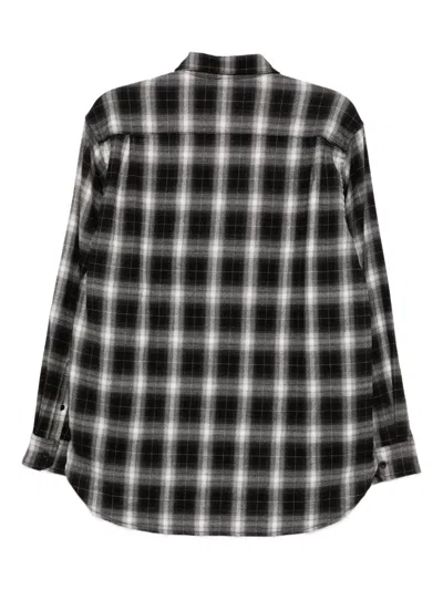 Izzue Checkered Shirt In Black