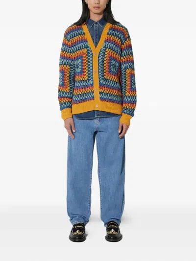 Corridor Patterned Cardigan In Multi