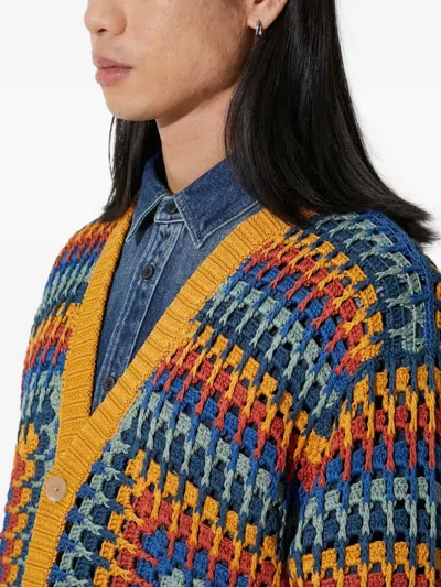 Corridor Patterned Cardigan In Multi