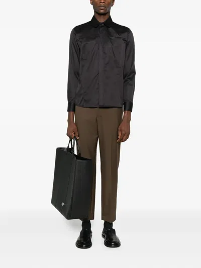 Notrainproof Cotton Shirt In Black