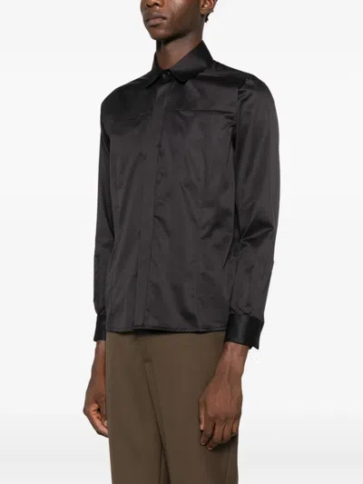 Notrainproof Cotton Shirt In Black