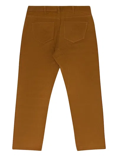 Aimé Leon Dore Suede Western Trousers In Brown