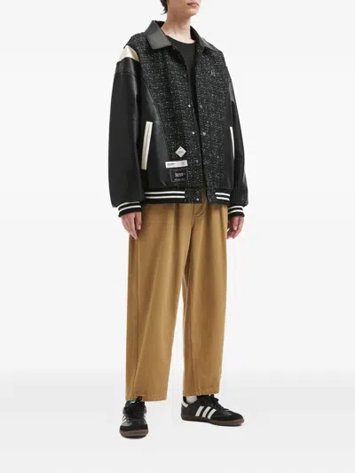 Musium Div. Textured Panelled Jacket In Black
