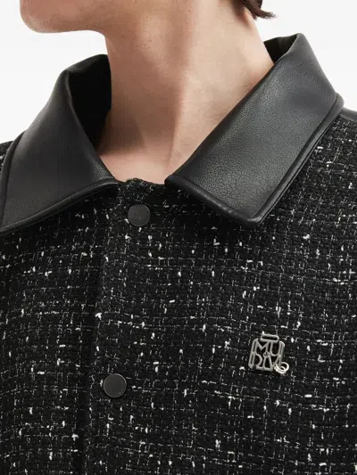 Musium Div. Textured Panelled Jacket In Black