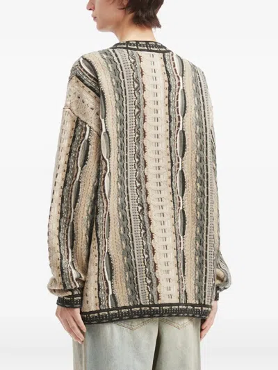 Aftermaths Patterned Jumper In Gray