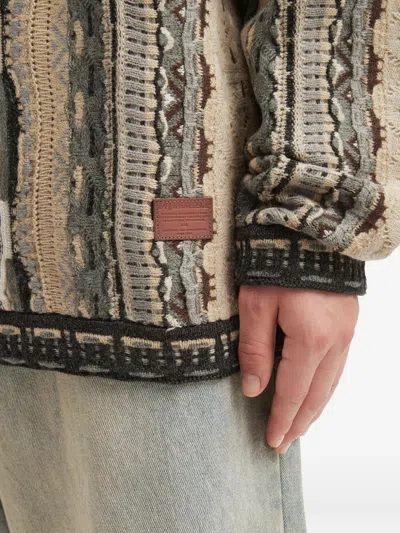 Aftermaths Patterned Jumper In Gray