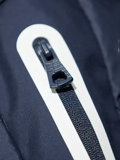 菱纹绗缝连帽夹克