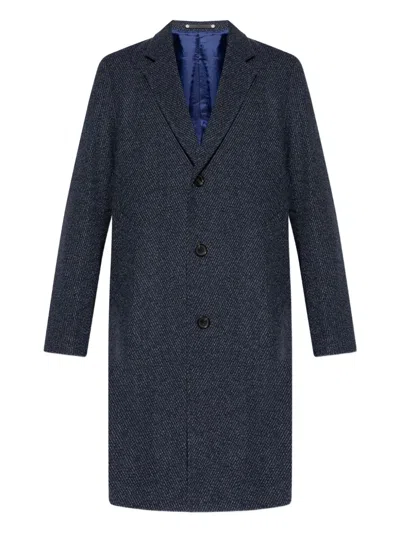 Ps By Paul Smith Ps Paul Smith Single-breasted Coat In Blue