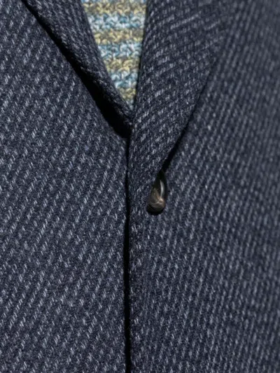 Ps By Paul Smith Ps Paul Smith Single-breasted Coat In Blue