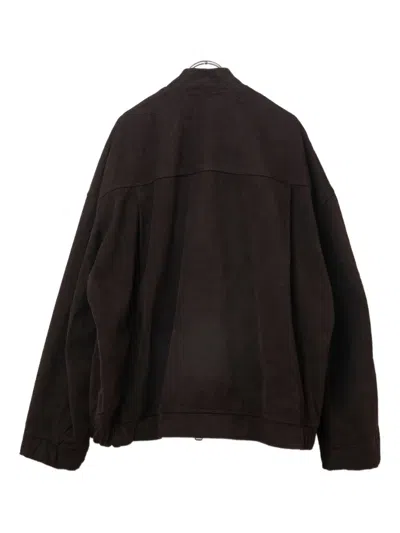 Casey Casey Mika Button-pocket Zip Jacket In Brown