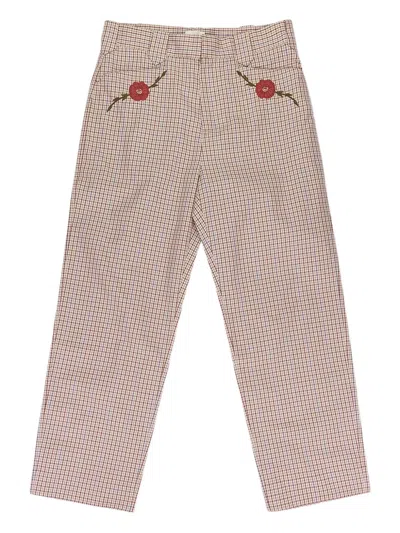 Aimé Leon Dore Western Heritage Check-pattern Trousers In Neutral