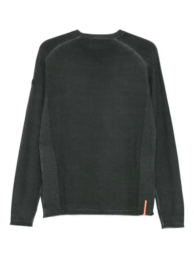Rrd Crew Neck Knit Sweater In Green