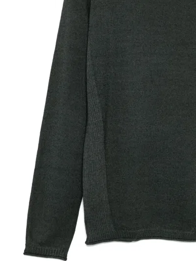 Rrd Crew Neck Knit Sweater In Green