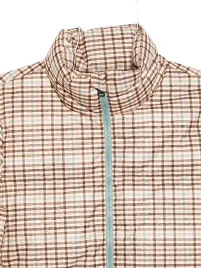 Woolrich Checked Zip-up Jacket In Neutral
